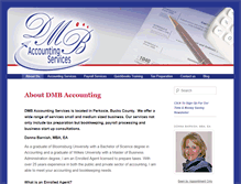 Tablet Screenshot of dmbaccounting.com